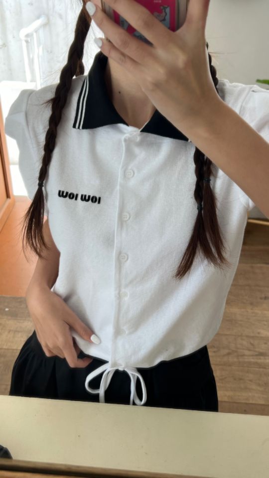 HEY/TO SEWING韓國直郵㊣女裝新品推薦休閑25春夏熱賣T恤BY HEY/TO SEWINGT恤