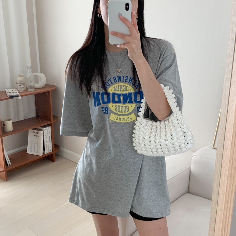 HELLO JINI韓國㊣直郵東大門代購女裝新品熱賣推薦25春夏T恤HELLO JINIT恤
