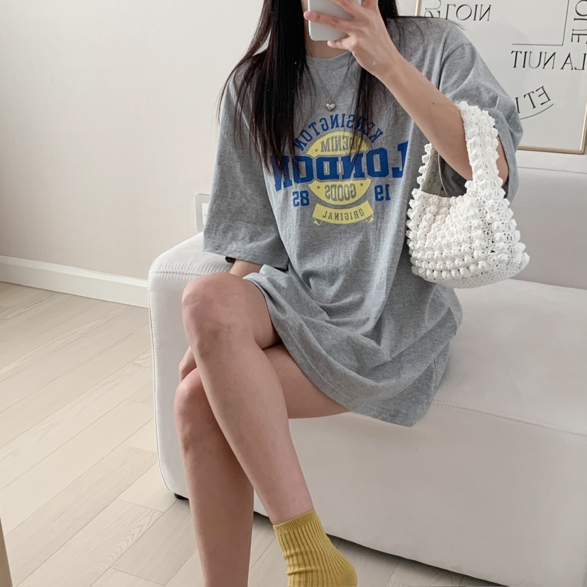 HELLO JINI韓國㊣直郵東大門代購女裝新品熱賣推薦25春夏T恤HELLO JINIT恤