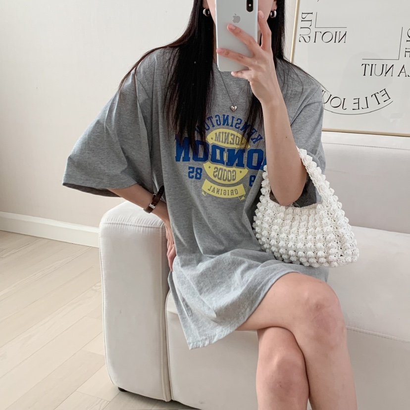 HELLO JINI韓國㊣直郵東大門代購女裝新品熱賣推薦25春夏T恤HELLO JINIT恤