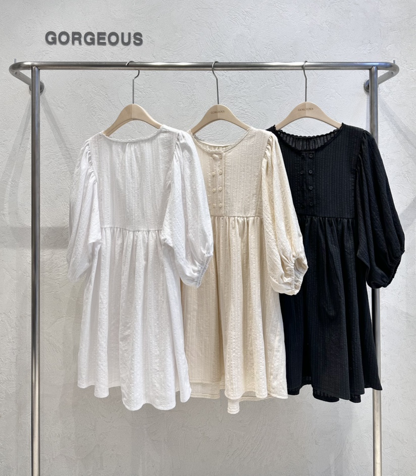 GORGEOUS直郵韓國代購㊣女裝新品熱賣人氣25春夏休閑連衣裙GORGEOUS連衣裙