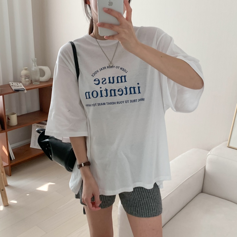 HELLO JINI直郵韓國代購㊣女裝新品25春夏熱賣時尚推薦T恤HELLO JINIT恤