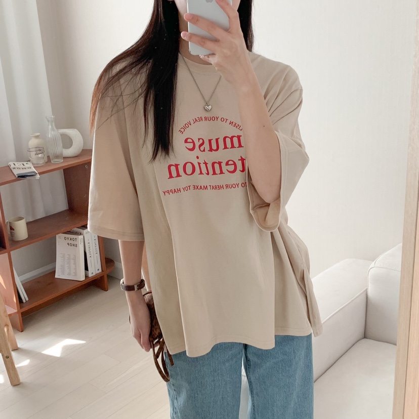 HELLO JINI直郵韓國代購㊣女裝新品25春夏熱賣時尚推薦T恤HELLO JINIT恤