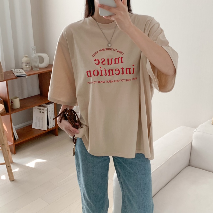 HELLO JINI直郵韓國代購㊣女裝新品25春夏熱賣時尚推薦T恤HELLO JINIT恤