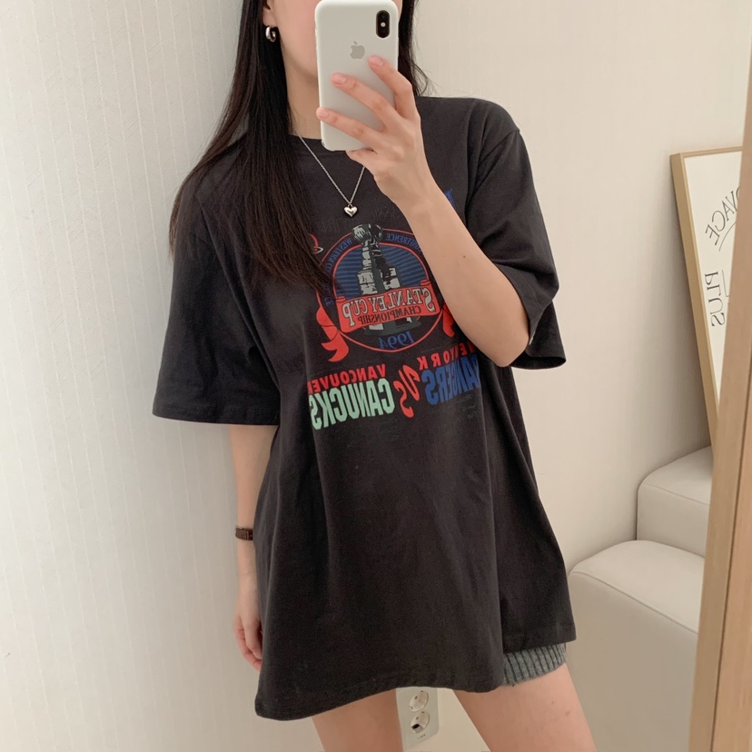 FROMJINI韓國直郵㊣東大門實拍女裝新款熱賣25春夏人氣推薦T恤FROMJINIT恤
