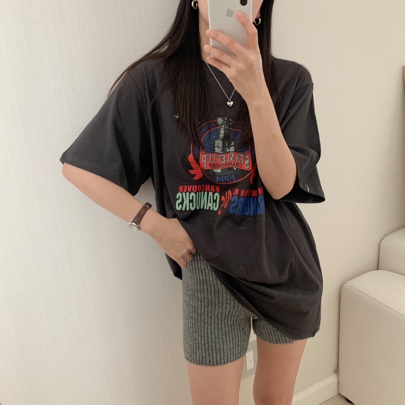 FROMJINI韓國直郵㊣東大門實拍女裝新款熱賣25春夏人氣推薦T恤FROMJINIT恤