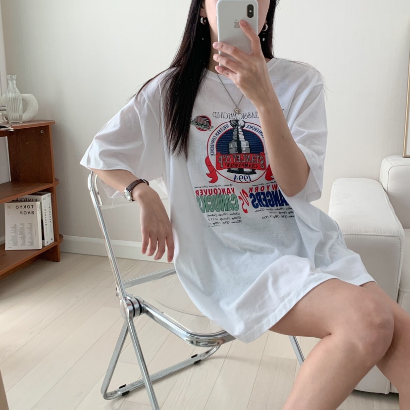 FROMJINI韓國直郵㊣東大門實拍女裝新款熱賣25春夏人氣推薦T恤FROMJINIT恤