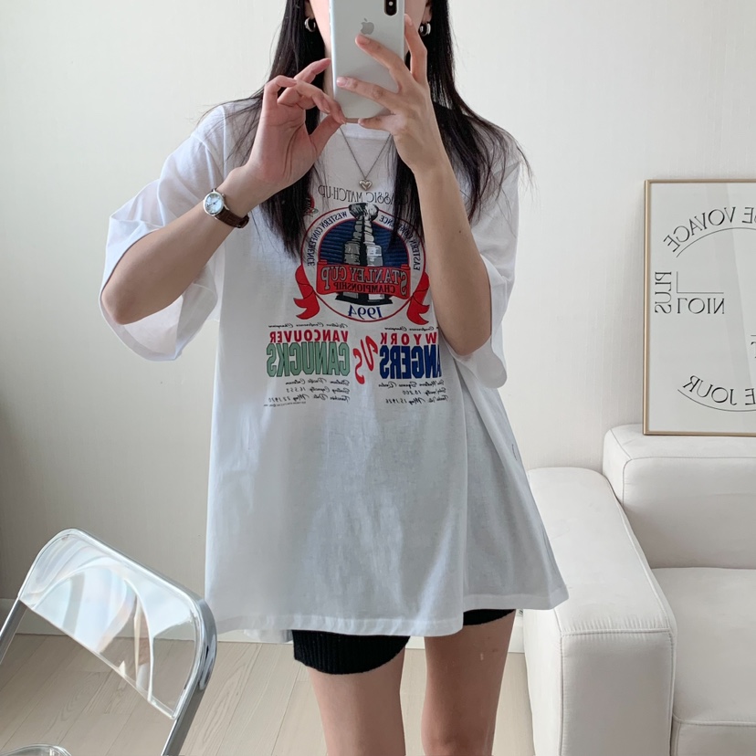 FROMJINI韓國直郵㊣東大門實拍女裝新款熱賣25春夏人氣推薦T恤FROMJINIT恤