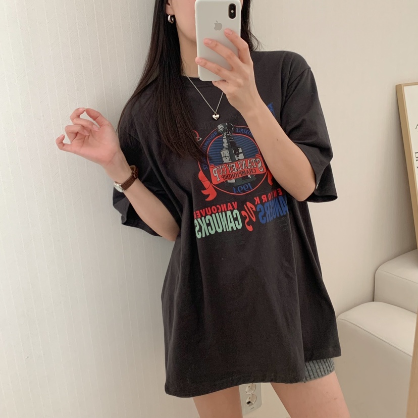 FROMJINI韓國直郵㊣東大門實拍女裝新款熱賣25春夏人氣推薦T恤FROMJINIT恤