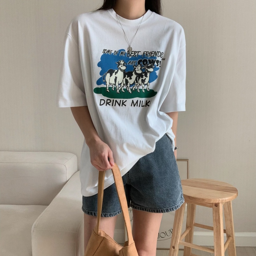 FROMJINI韓國直郵㊣東大門實拍女裝新款熱賣25春夏人氣時尚T恤FROMJINIT恤