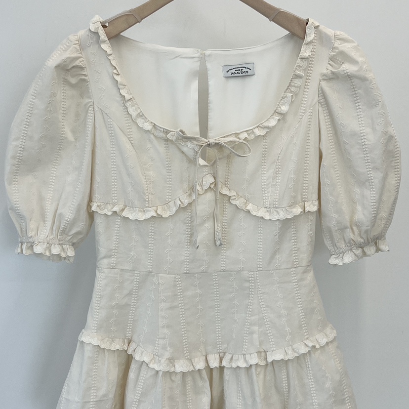 140 AVENUE韓國㊣直郵東大門代購女裝新品25春夏連衣裙刺繡140 AVENUE連衣裙