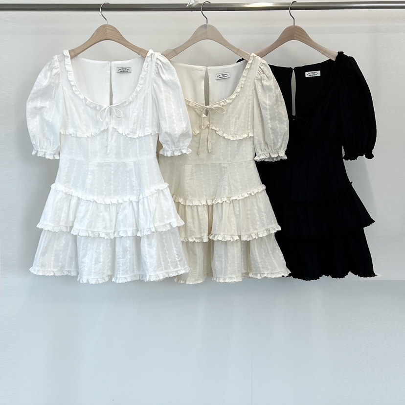 140 AVENUE韓國㊣直郵東大門代購女裝新品25春夏連衣裙刺繡140 AVENUE連衣裙