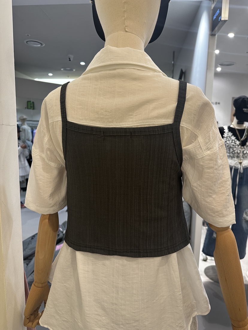 MONDAYMORING韓國直郵㊣女裝新品25春夏推薦時尚吊帶背心緊身MONDAYMORING吊帶/背心