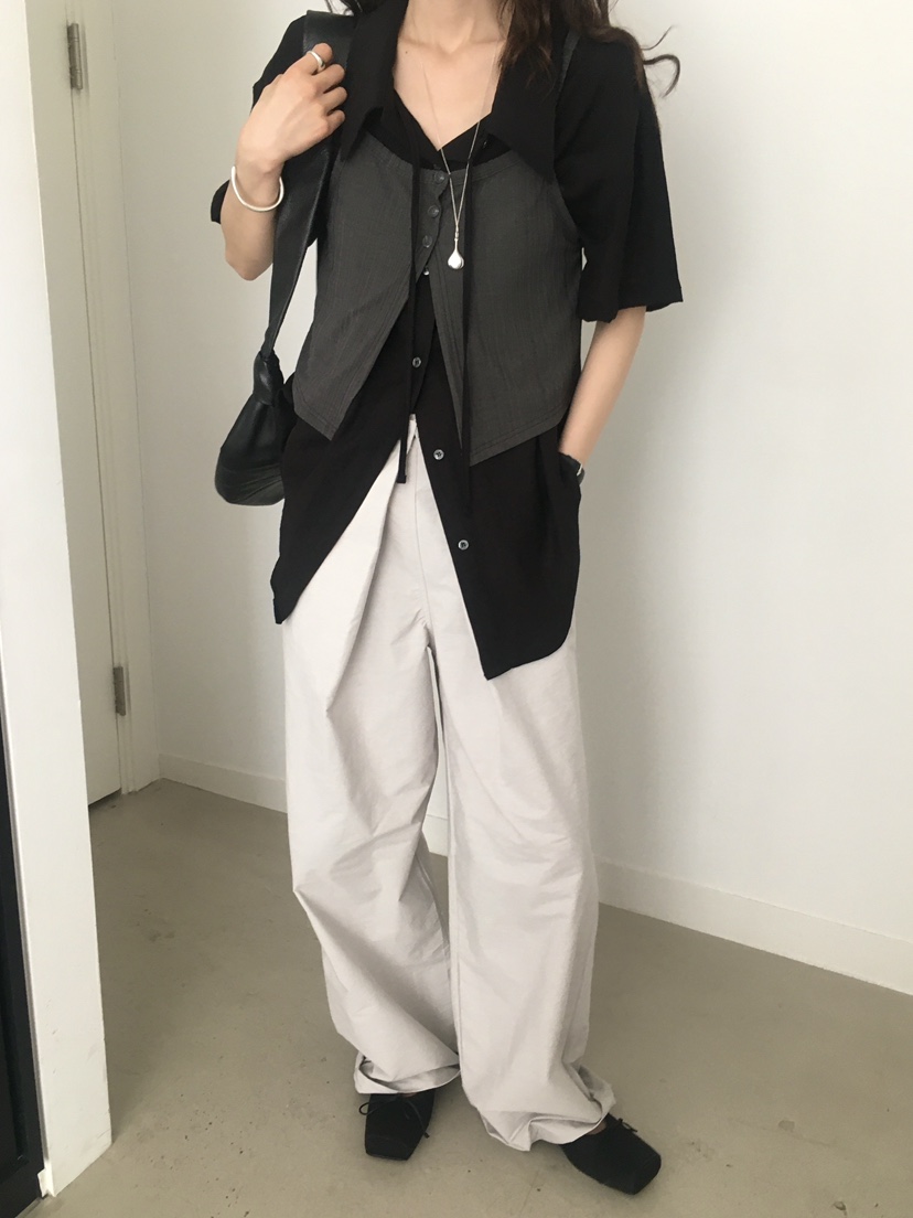 MONDAYMORING韓國直郵㊣女裝新品25春夏推薦時尚吊帶背心緊身MONDAYMORING吊帶/背心