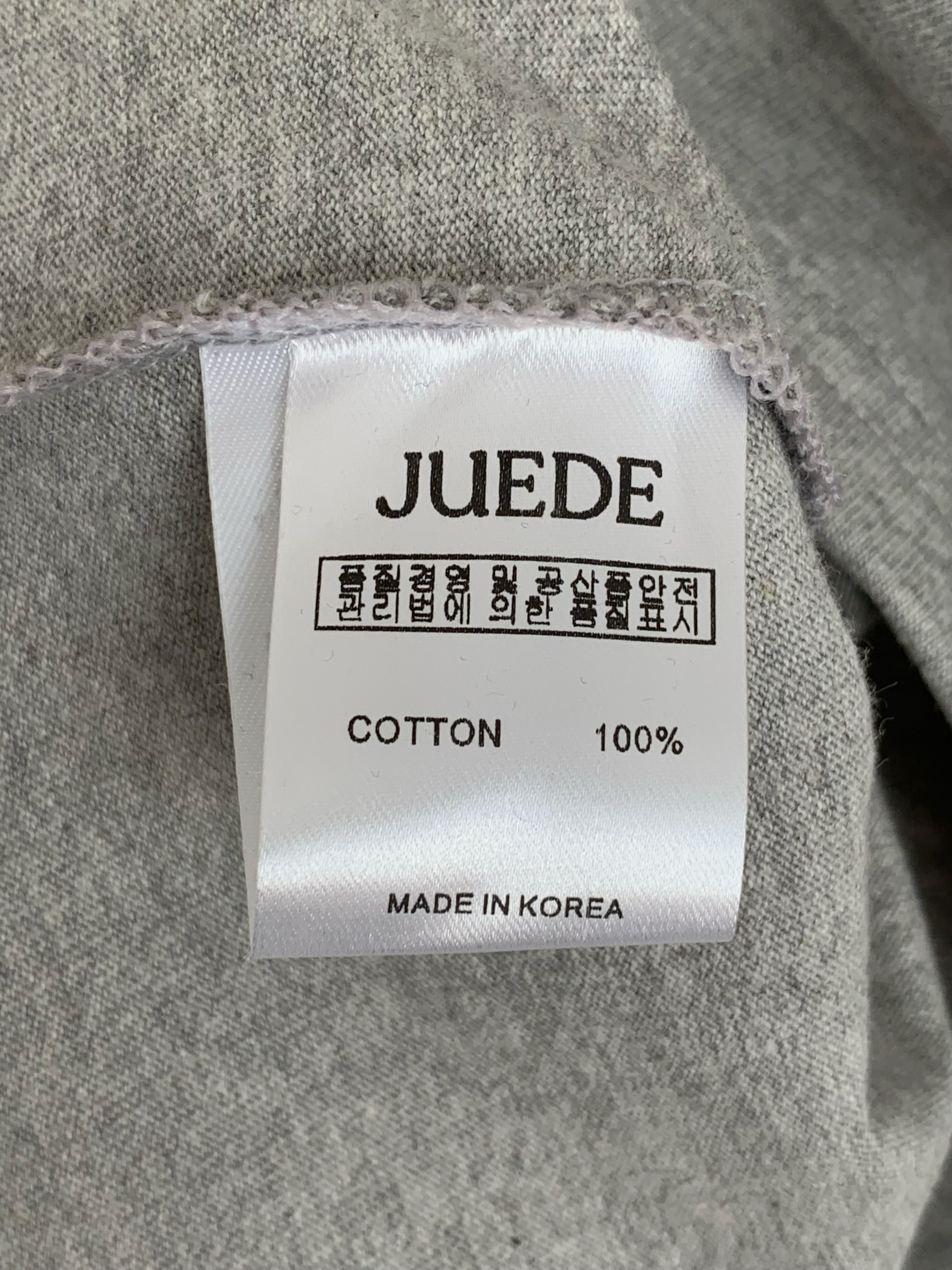 JUEDE(此品牌容易投訴)直郵韓國代購㊣女裝新品熱賣T恤兜帽JUEDET恤