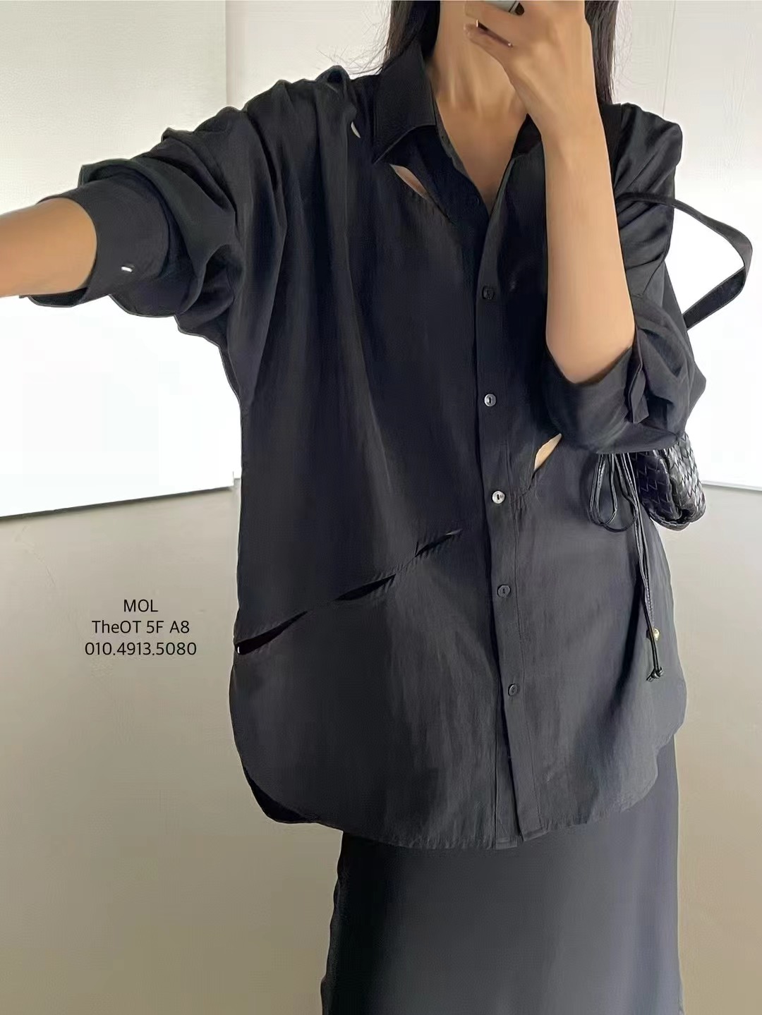 MOL韓國㊣直郵東大門代購女裝新款時尚熱賣25春夏襯衫蕾絲衫MOL襯衫/蕾絲衫