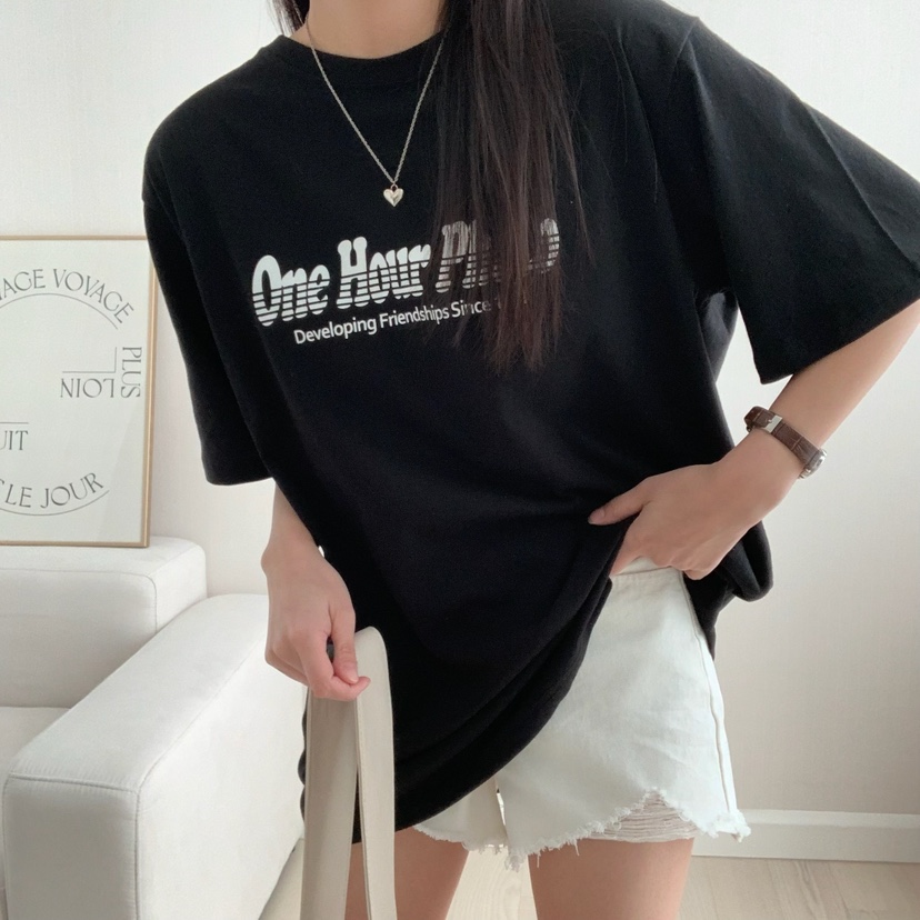 HELLO JINI直郵韓國代購㊣女裝新品熱賣推薦休閑25春夏T恤HELLO JINIT恤