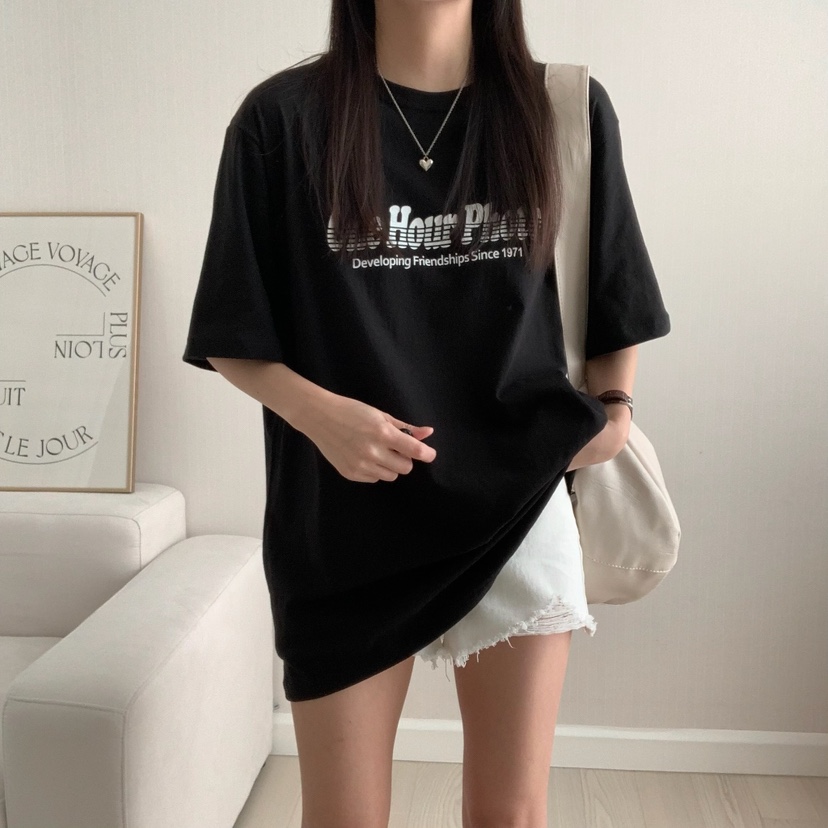HELLO JINI直郵韓國代購㊣女裝新品熱賣推薦休閑25春夏T恤HELLO JINIT恤