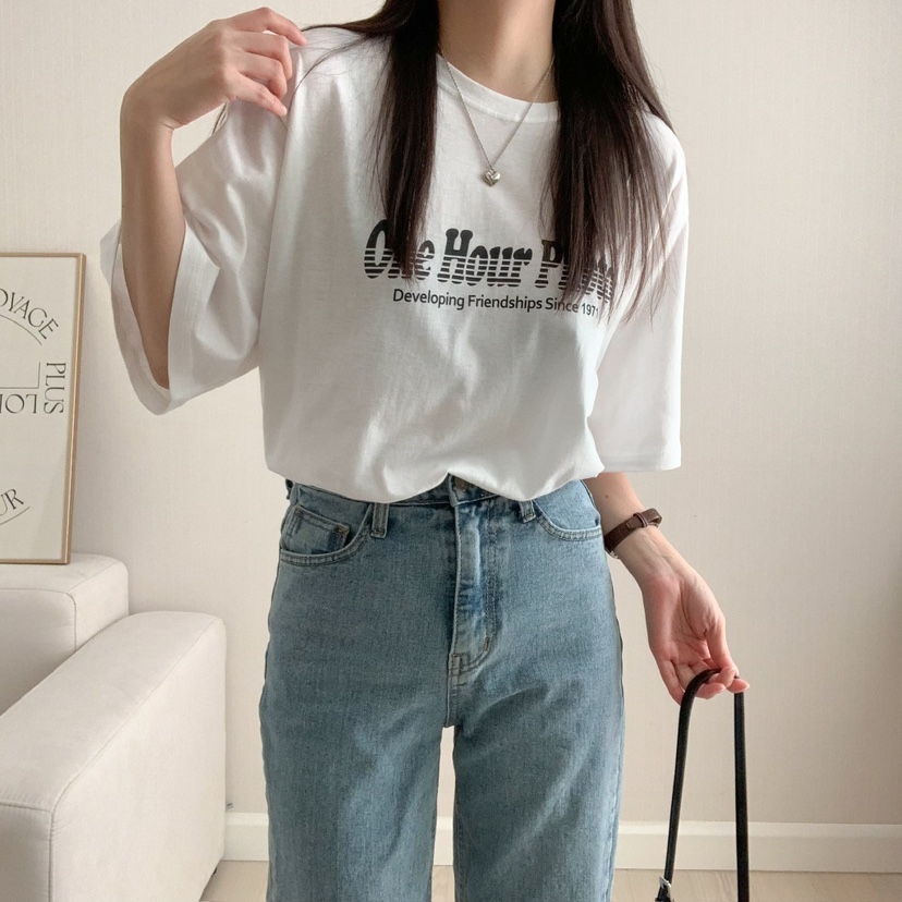 HELLO JINI直郵韓國代購㊣女裝新品熱賣推薦休閑25春夏T恤HELLO JINIT恤