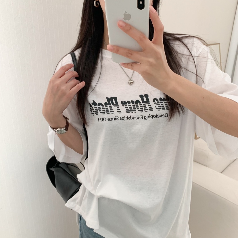 HELLO JINI直郵韓國代購㊣女裝新品熱賣推薦休閑25春夏T恤HELLO JINIT恤