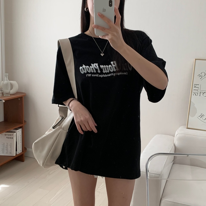 HELLO JINI直郵韓國代購㊣女裝新品熱賣推薦休閑25春夏T恤HELLO JINIT恤