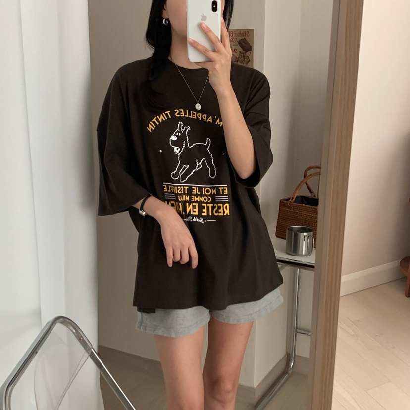 FROMJINI直郵韓國代購㊣女裝新品人氣25春夏休閑推薦時尚T恤FROMJINIT恤