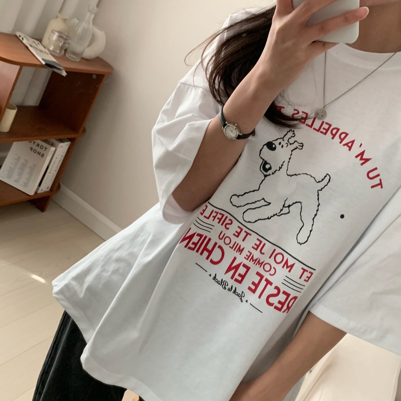FROMJINI直郵韓國代購㊣女裝新品人氣25春夏休閑推薦時尚T恤FROMJINIT恤