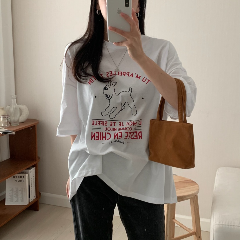 FROMJINI直郵韓國代購㊣女裝新品人氣25春夏休閑推薦時尚T恤FROMJINIT恤
