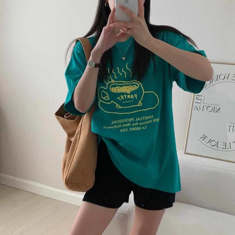 FROMJINI直郵韓國代購㊣女裝新款時尚休閑熱賣人氣推薦25春夏T恤FROMJINIT恤