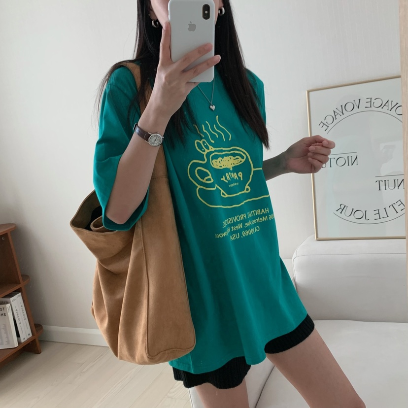 FROMJINI直郵韓國代購㊣女裝新款時尚休閑熱賣人氣推薦25春夏T恤FROMJINIT恤