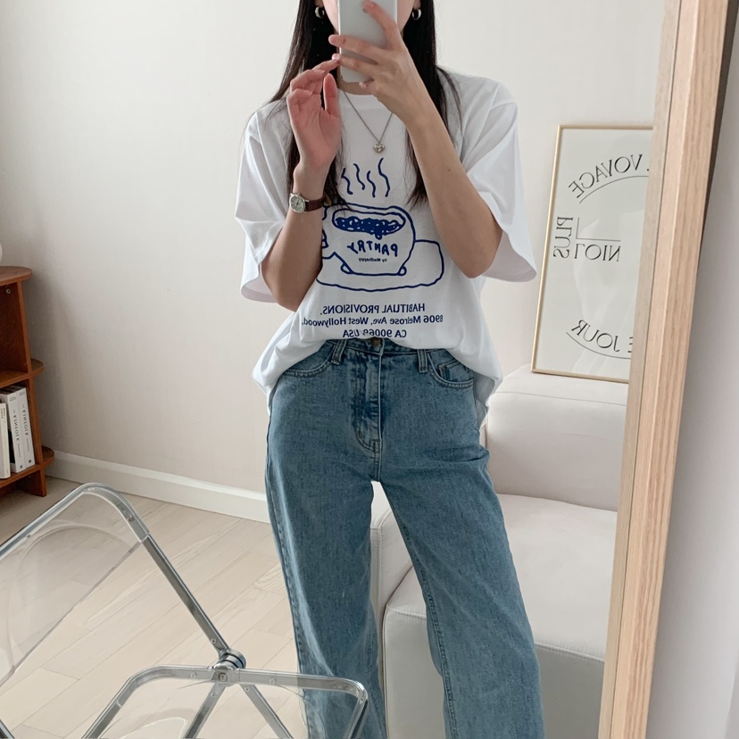 FROMJINI直郵韓國代購㊣女裝新款時尚休閑熱賣人氣推薦25春夏T恤FROMJINIT恤