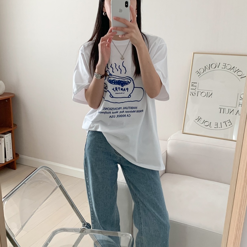 FROMJINI直郵韓國代購㊣女裝新款時尚休閑熱賣人氣推薦25春夏T恤FROMJINIT恤