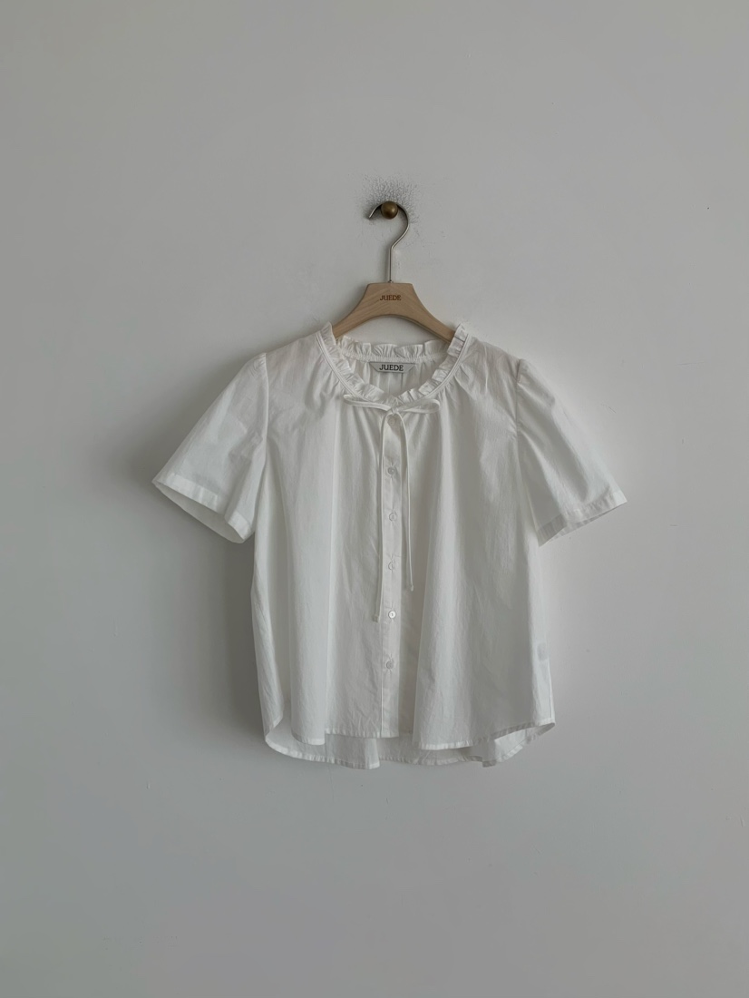 JUEDE(此品牌容易投訴)韓國㊣直郵東大門代購女裝新品25春夏襯衫蕾絲衫JUEDE襯衫/蕾絲衫