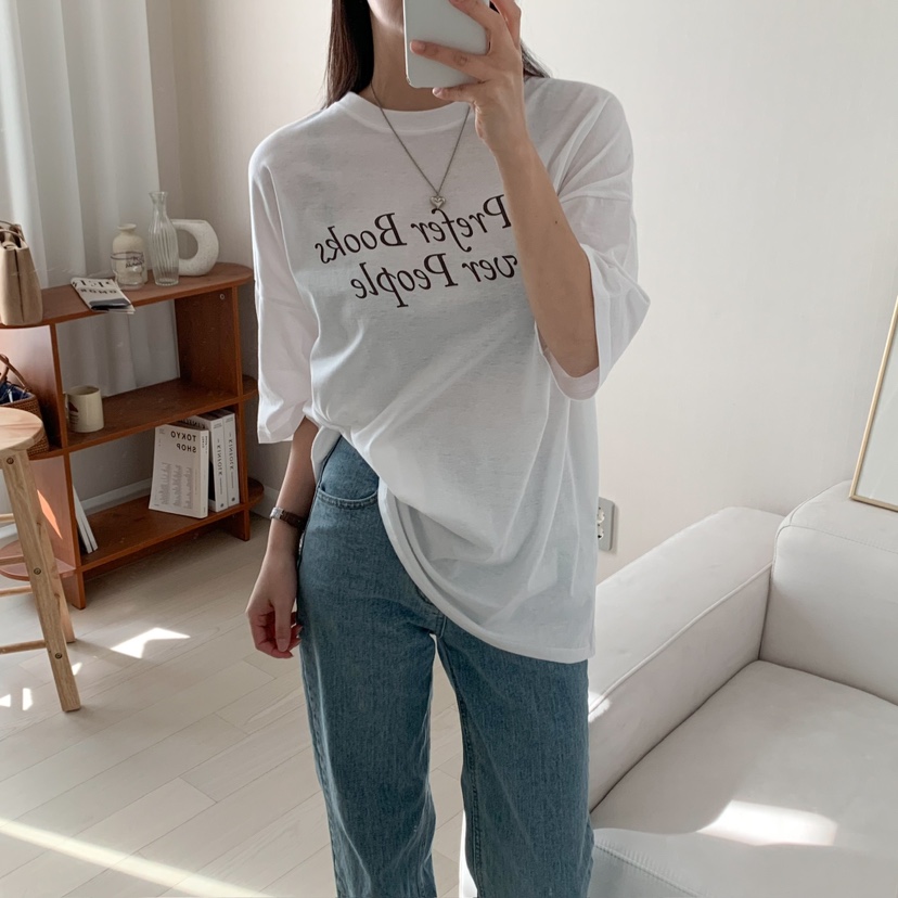 HELLO JINI韓國直郵㊣女裝新款時尚人氣休閑25春夏推薦T恤HELLO JINIT恤