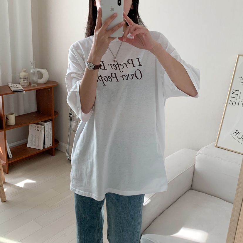 HELLO JINI韓國直郵㊣女裝新款時尚人氣休閑25春夏推薦T恤HELLO JINIT恤