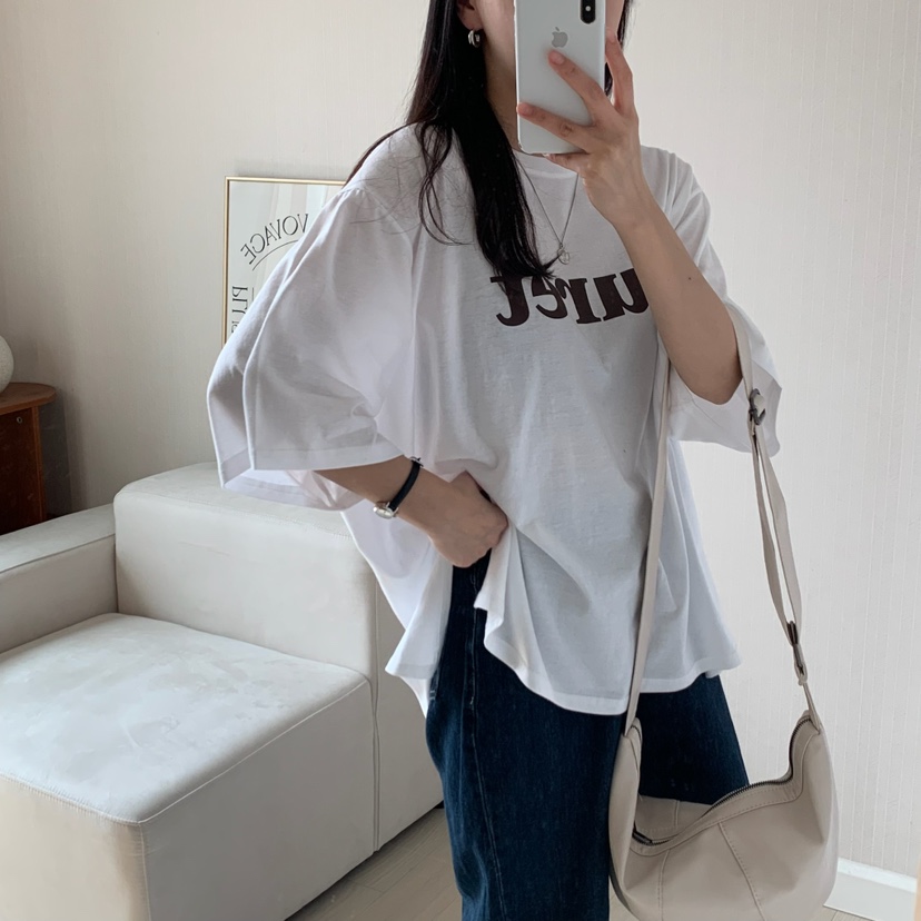 HELLO JINI韓國㊣直郵東大門代購女裝新品人氣熱賣25春夏T恤HELLO JINIT恤