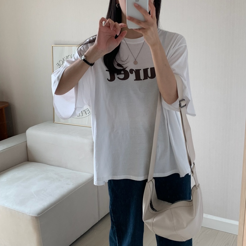 HELLO JINI韓國㊣直郵東大門代購女裝新品人氣熱賣25春夏T恤HELLO JINIT恤