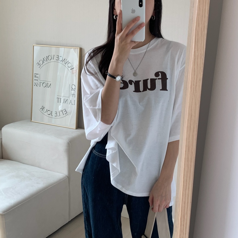 HELLO JINI韓國㊣直郵東大門代購女裝新品人氣熱賣25春夏T恤HELLO JINIT恤