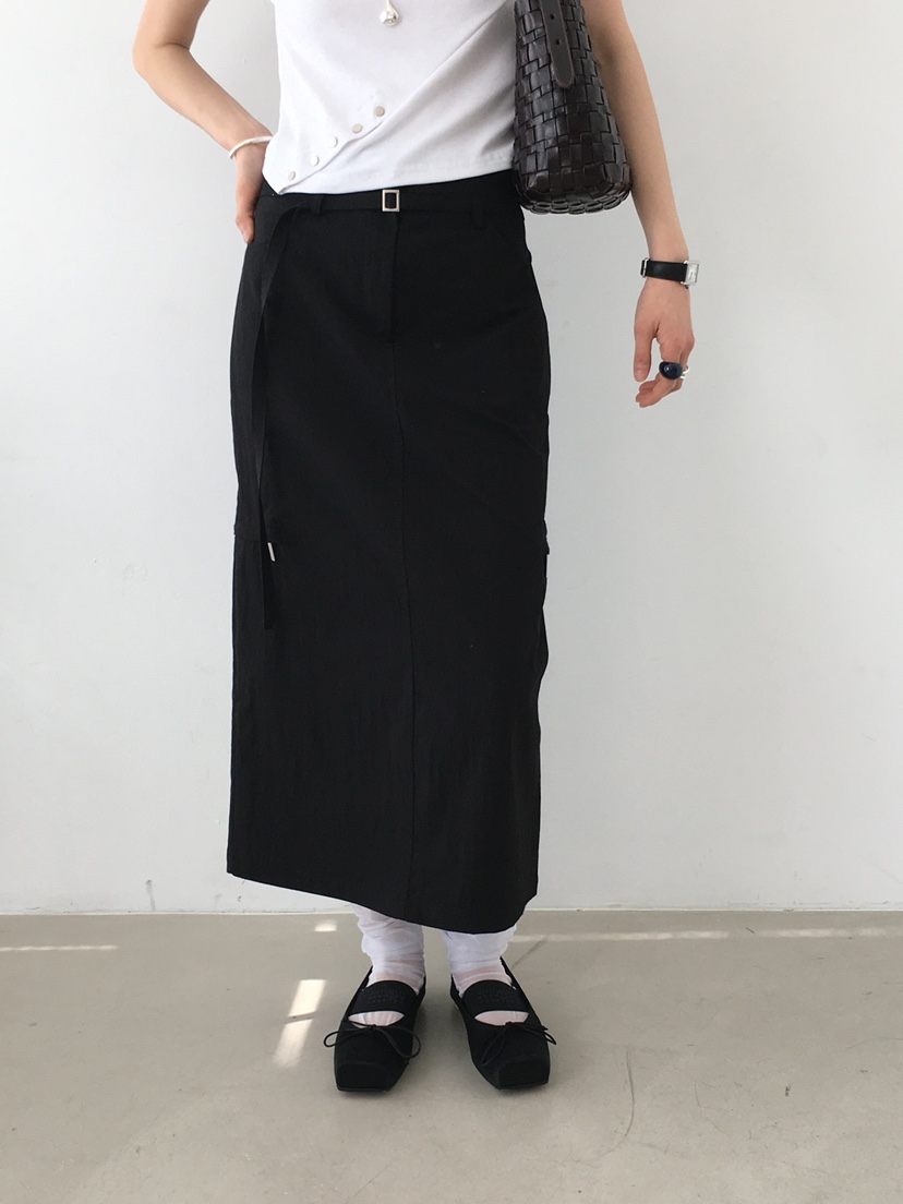 MONDAYMORING韓國直郵㊣女裝新品25春夏人氣熱賣推薦休閑長裙MONDAYMORING長裙