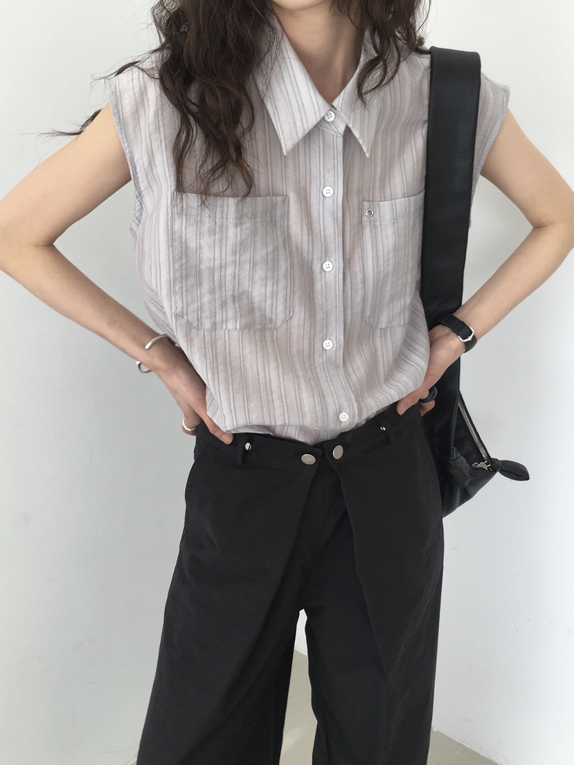 MONDAYMORING韓國直郵㊣女裝新款25春夏時尚人氣襯衫蕾絲衫MONDAYMORING襯衫/蕾絲衫
