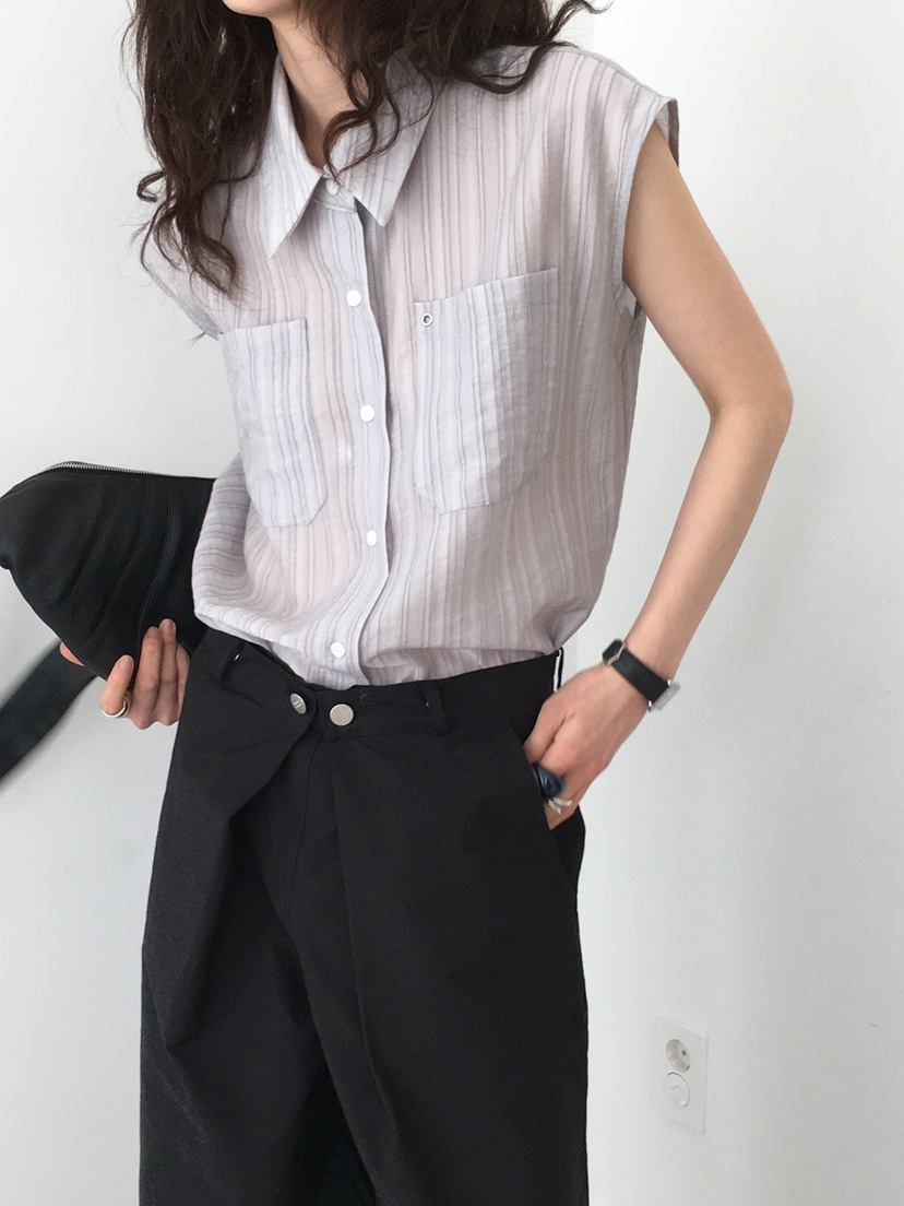 MONDAYMORING韓國直郵㊣女裝新款25春夏時尚人氣襯衫蕾絲衫MONDAYMORING襯衫/蕾絲衫