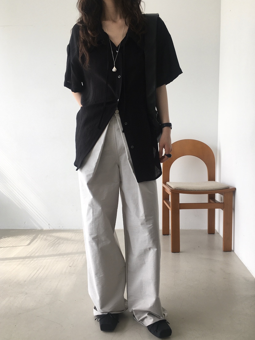 MONDAYMORING韓國直郵㊣東大門實拍女裝新品休閑襯衫蕾絲衫MONDAYMORING襯衫/蕾絲衫