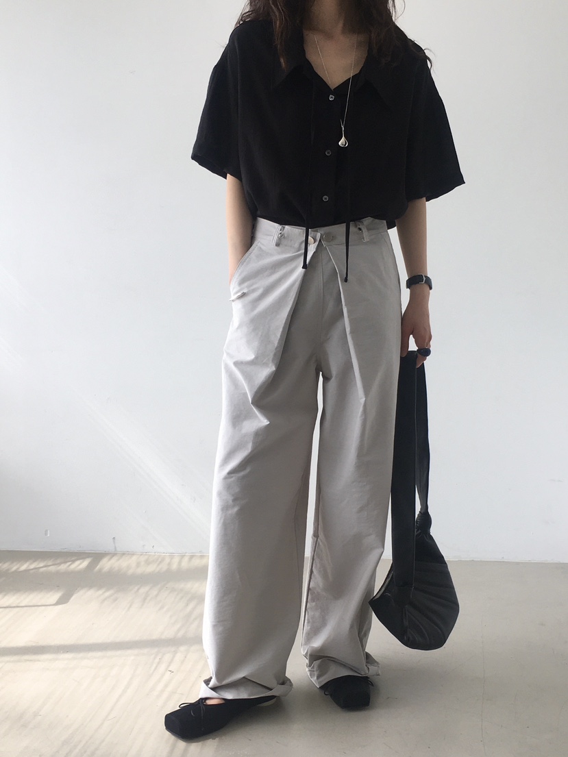 MONDAYMORING韓國直郵㊣東大門實拍女裝新品休閑襯衫蕾絲衫MONDAYMORING襯衫/蕾絲衫