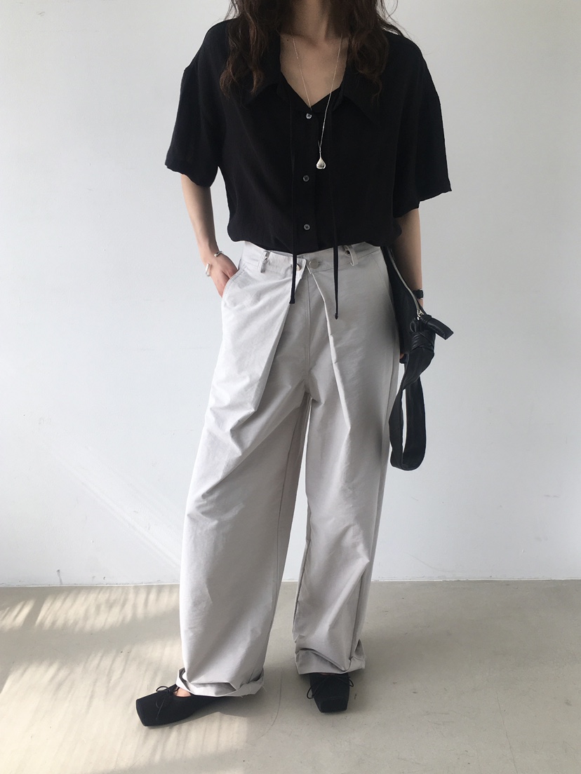 MONDAYMORING韓國直郵㊣東大門實拍女裝新品休閑襯衫蕾絲衫MONDAYMORING襯衫/蕾絲衫