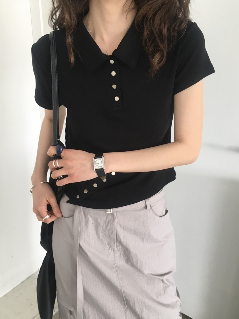 MONDAYMORING韓國直郵㊣東大門實拍女裝新品休閑25春夏熱賣T恤MONDAYMORINGT恤