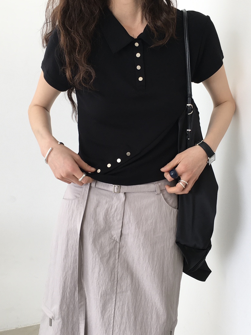 MONDAYMORING韓國直郵㊣東大門實拍女裝新品休閑25春夏熱賣T恤MONDAYMORINGT恤
