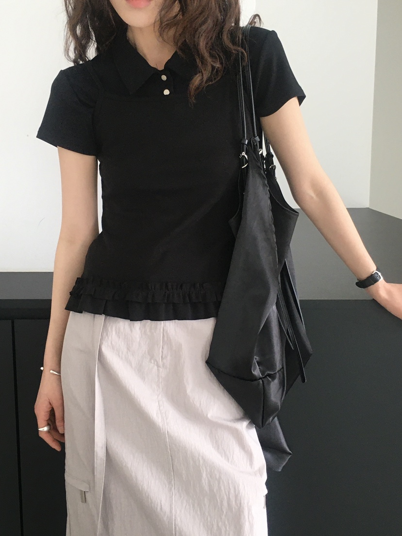 MONDAYMORING韓國直郵㊣東大門實拍女裝新品休閑25春夏熱賣T恤MONDAYMORINGT恤