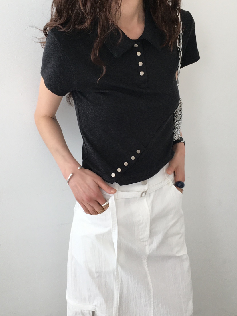 MONDAYMORING韓國直郵㊣東大門實拍女裝新品休閑25春夏熱賣T恤MONDAYMORINGT恤
