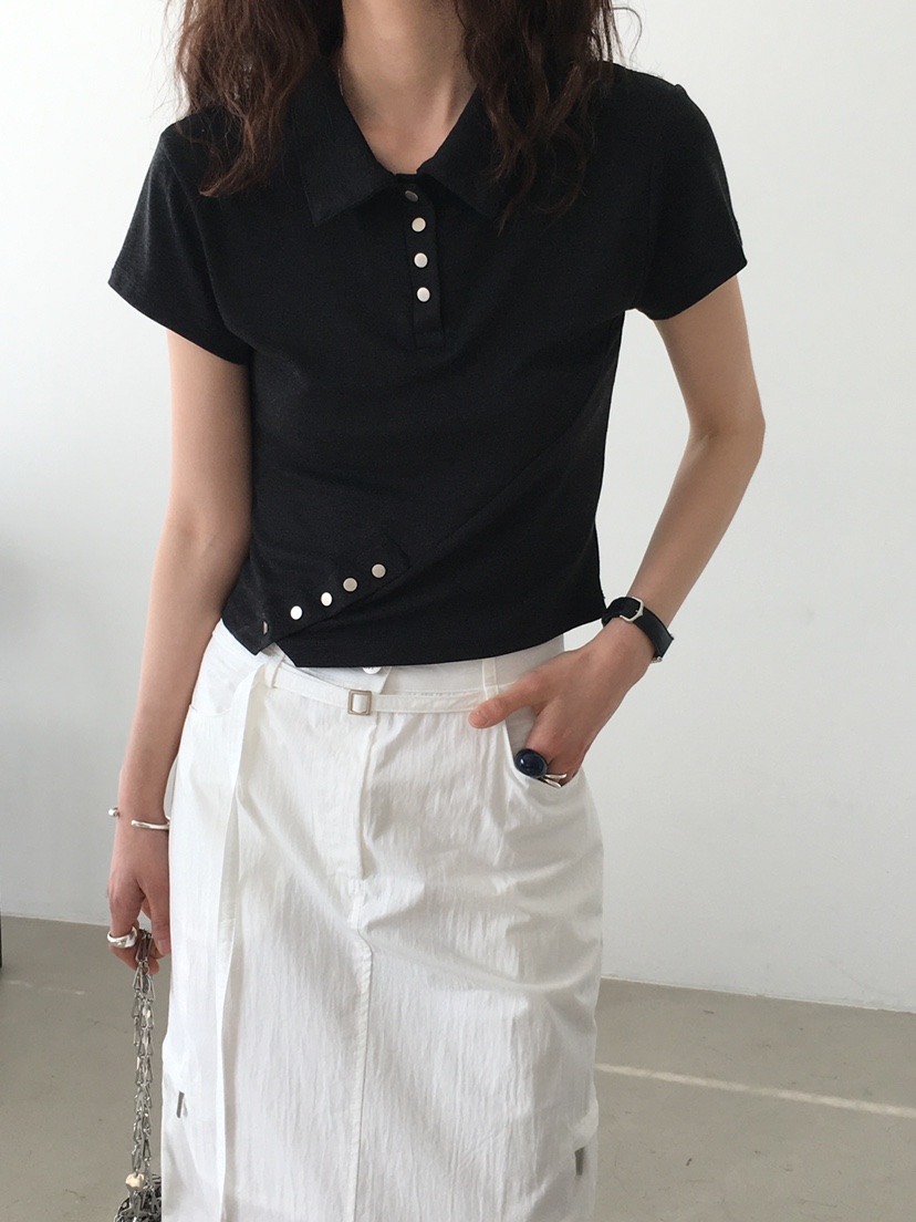 MONDAYMORING韓國直郵㊣東大門實拍女裝新品休閑25春夏熱賣T恤MONDAYMORINGT恤