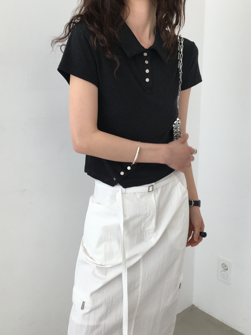 MONDAYMORING韓國直郵㊣東大門實拍女裝新品休閑25春夏熱賣T恤MONDAYMORINGT恤